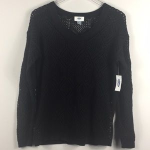 Old Navy NWT Knit chunky sweater, 100% cotton.